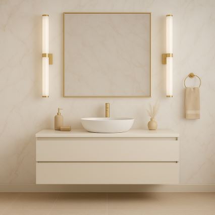 Argon 8926 - LED Koupelno osvětlení zrcadla BATUMI LED/24W/230V 3000K IP44 zlatá