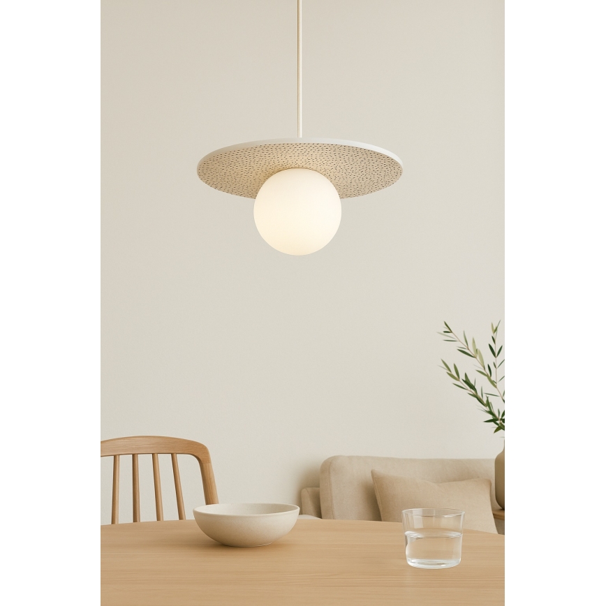 Argon 8949 - Lustr na lanku BOLL 1xG9/6W/230V bílá