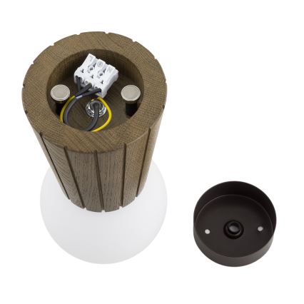 Argon 8974 - Koupeln stropní svítidlo VOLANTE 1xG9/6W/230V IP44 pr. 12 cm hnědá