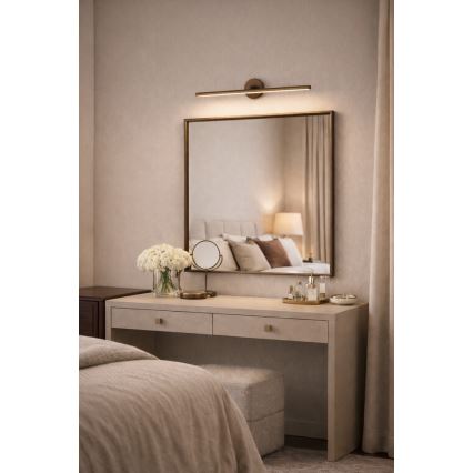 Argon 8995 - LED Obrazové svítidlo MIRI LED/10,8W/230V 3000K 60 cm hnědá