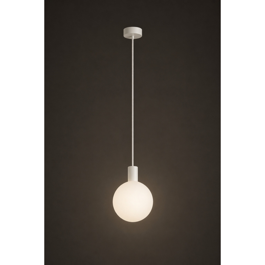 Argon 9004 - Venkovní lustr na lanku ORE 1xG9/6W/230V bílá