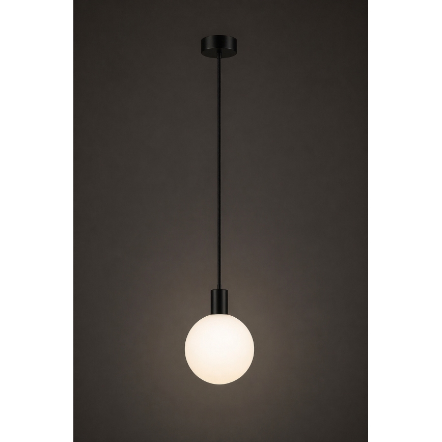 Argon 9005 - Venkovní lustr na lanku ORE 1xG9/6W/230V černá