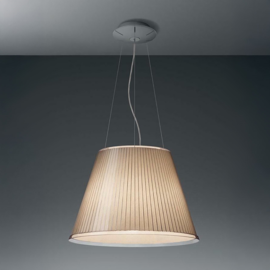 Artemide 1124020A - Lustr na lanku CHOOSE MEGA 3xE27/12W/230V pr. 55 cm béžová