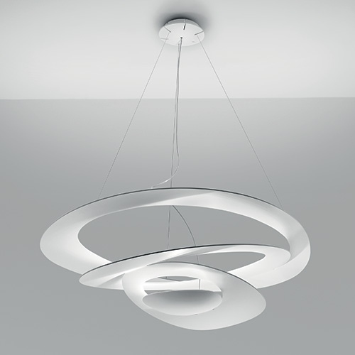 Artemide 1239010A - Lustr na lanku PIRCE 1xR7s/11W/230V 97 cm bílá