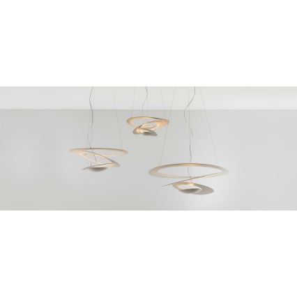 Artemide 1239010A - Lustr na lanku PIRCE 1xR7s/11W/230V 97 cm bílá