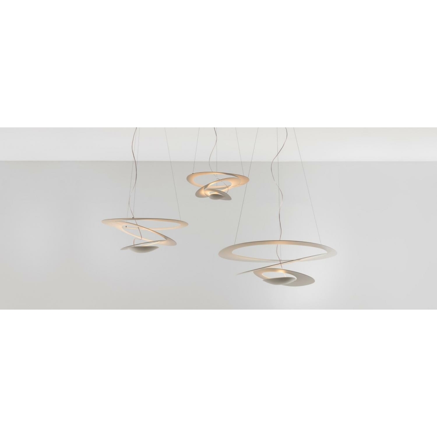 Artemide 1239010A - Lustr na lanku PIRCE 1xR7s/11W/230V 97 cm bílá