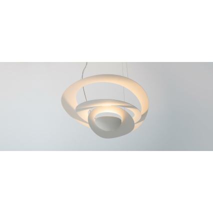 Artemide 1239010A - Lustr na lanku PIRCE 1xR7s/11W/230V 97 cm bílá