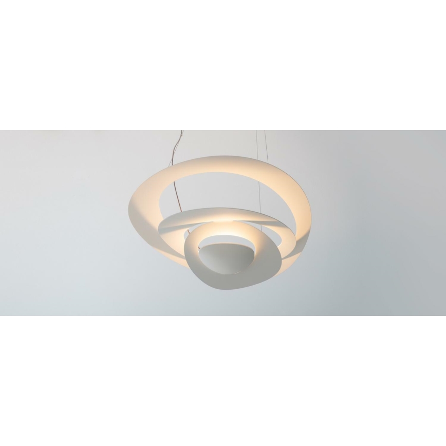 Artemide 1239010A - Lustr na lanku PIRCE 1xR7s/11W/230V 97 cm bílá
