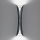 Artemide 1373010A - Nástěnné svítidlo CADMO 2xGU10/10W/230V černá