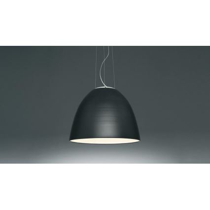 Artemide A243200 - LED Stmívatelný lustr na lanku NUR LED/80W/230V 3000K pr. 90 cm antracit