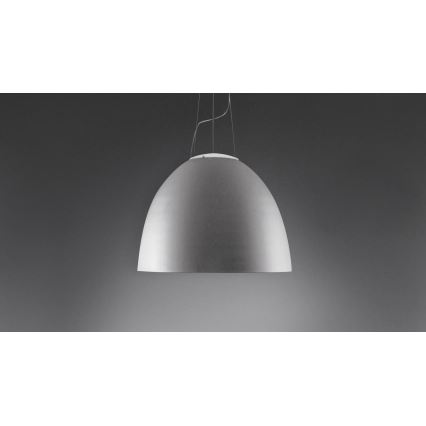 Artemide A243210 - LED Stmívatelný lustr na lanku NUR LED/80W/230V 3000K pr. 90 cm šedá