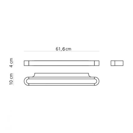 Artemide AR 1913040A - LED Nástěnné svítidlo TALO 60 1xLED/25W/230V