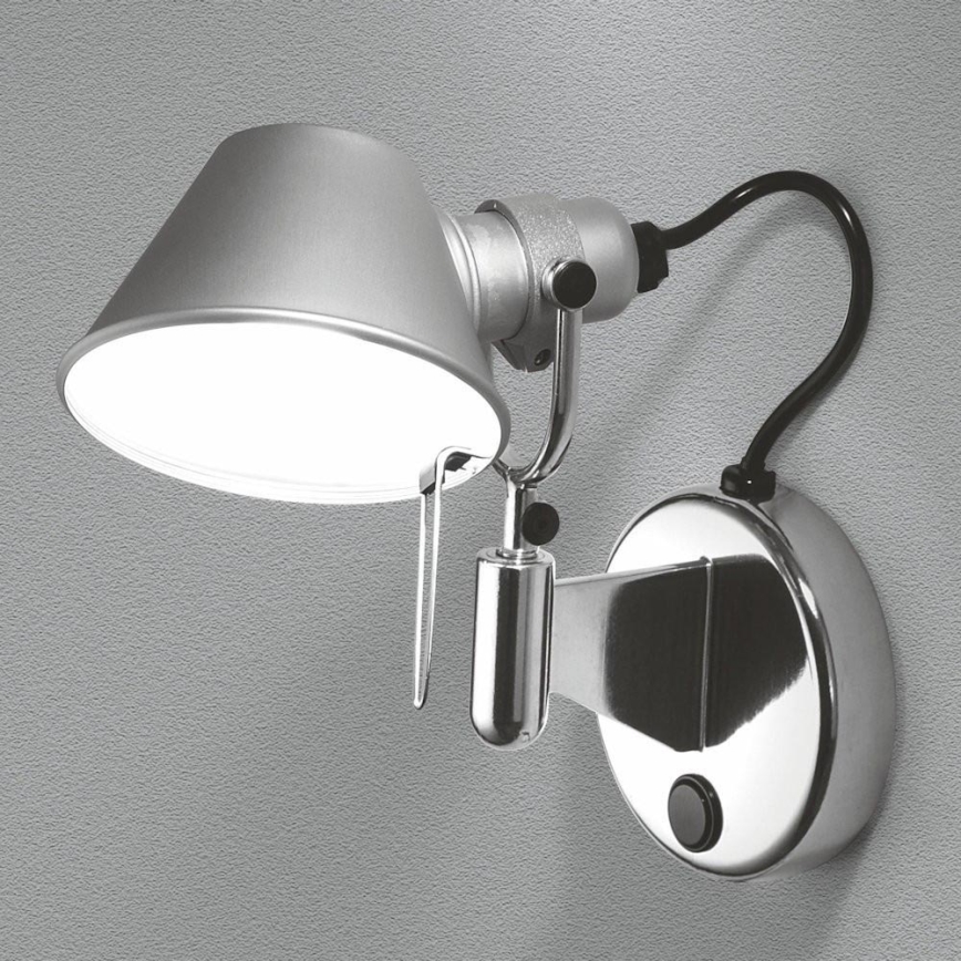 Artemide AR A029250 - Nástěnné svítidlo TOLOMEO FARETTO 1xE27/70W/230V