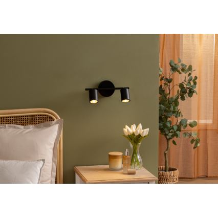 Atmosphera - Bodové svítidlo VICO 2xGU10/25W/230V černá