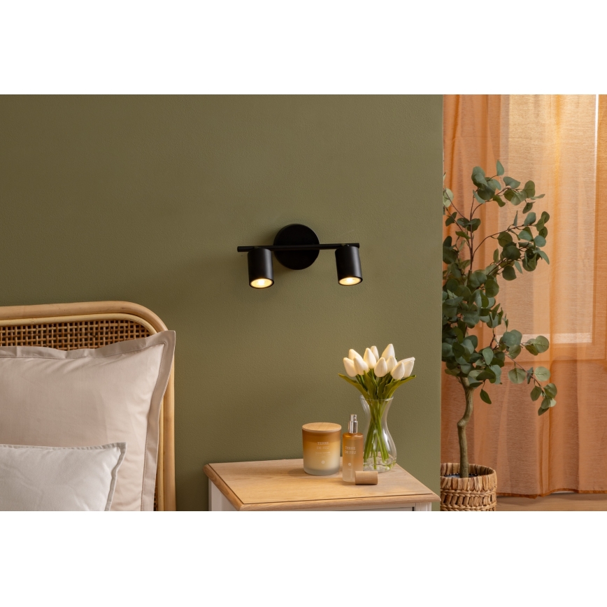 Atmosphera - Bodové svítidlo VICO 2xGU10/25W/230V černá