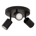 Atmosphera - Bodové svítidlo VICO 3xGU10/25W/230V černá