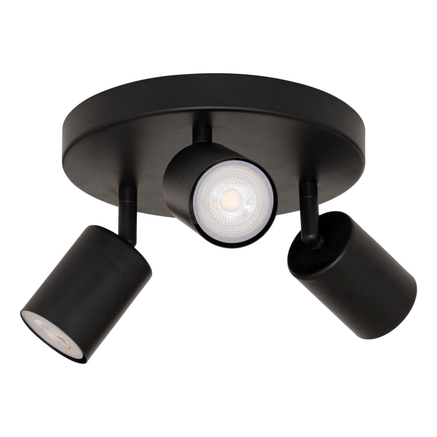 Atmosphera - Bodové svítidlo VICO 3xGU10/25W/230V černá