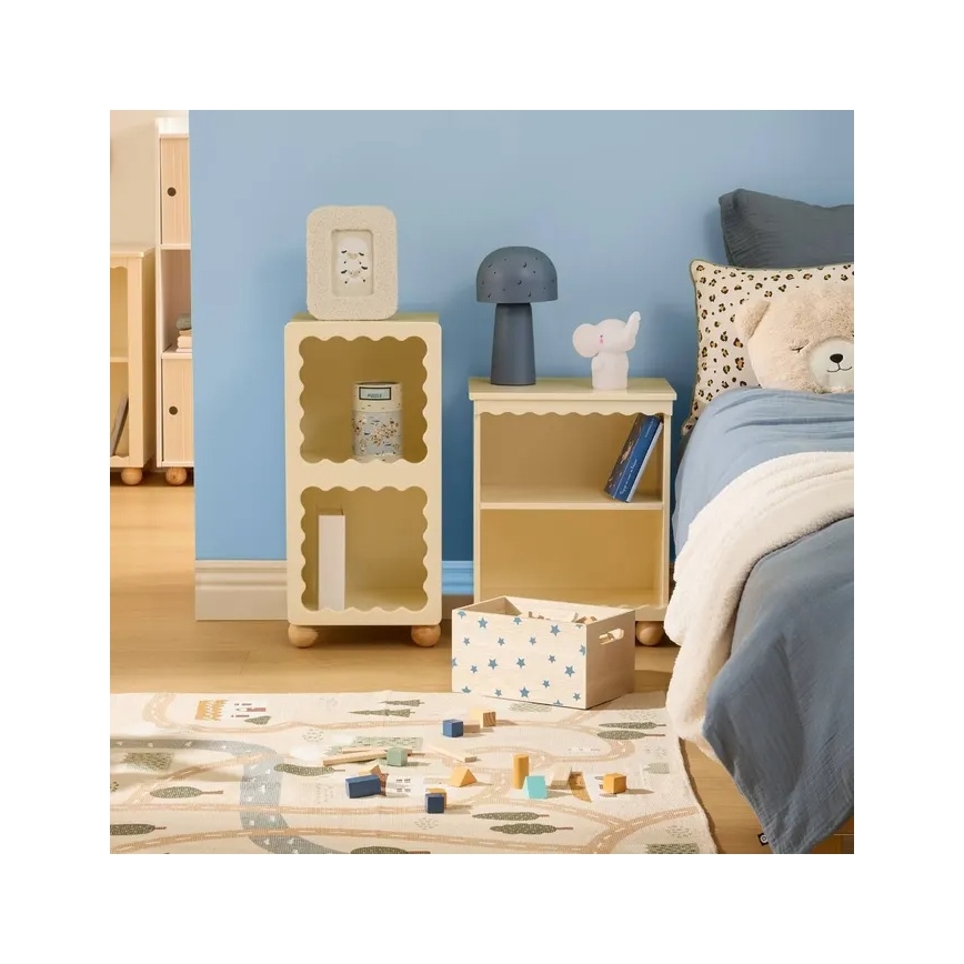 Atmosphera - Dětská stolní lampa STARRY MUSHROOM 1xE14/25W/230V modrá