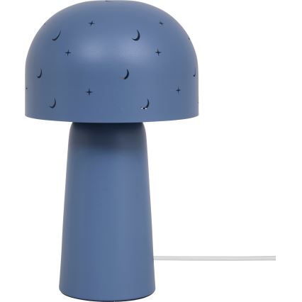 Atmosphera - Dětská stolní lampa STARRY MUSHROOM 1xE14/25W/230V modrá