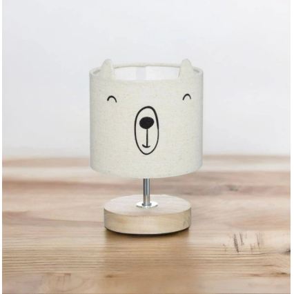 Atmosphera - Dětská stolní lampa TOXEY 1xE14/25W/230V medvídek