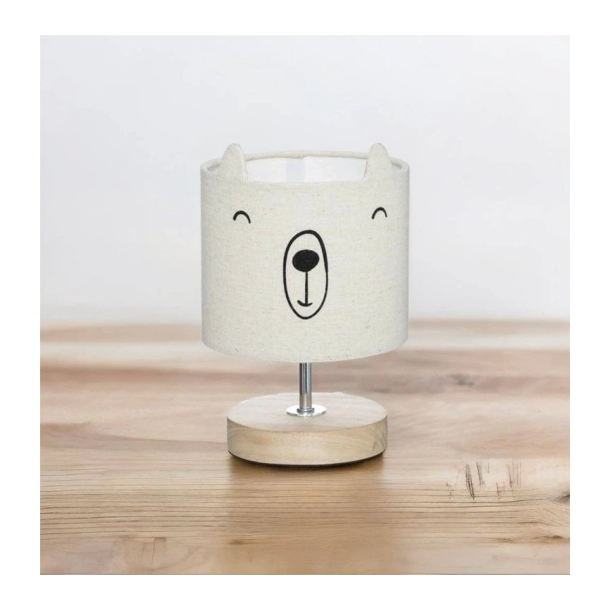Atmosphera - Dětská stolní lampa TOXEY 1xE14/25W/230V medvídek