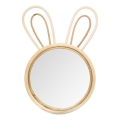 Atmosphera - Dětské nástěnné zrcadlo RABBIT 37x24 cm bambus