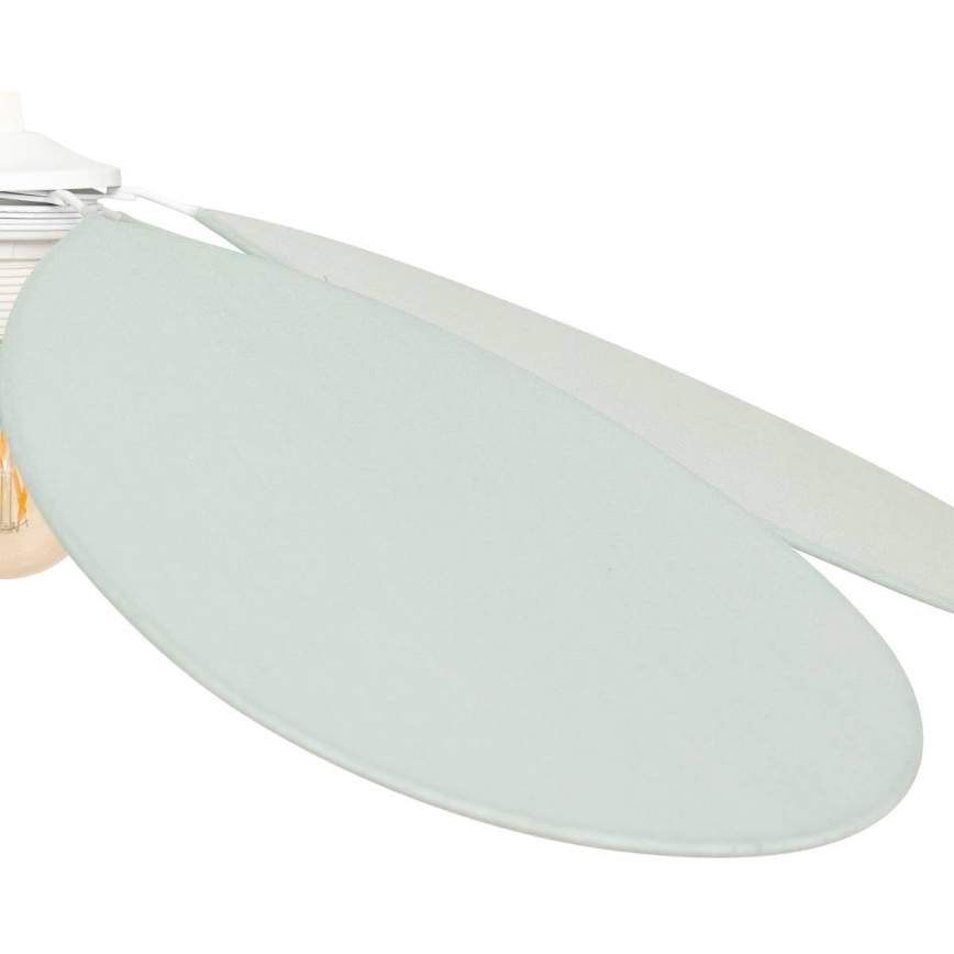 Atmosphera - Dětský lustr na lanku NAYA 1xE27/40W/230V pr. 72 cm mintová