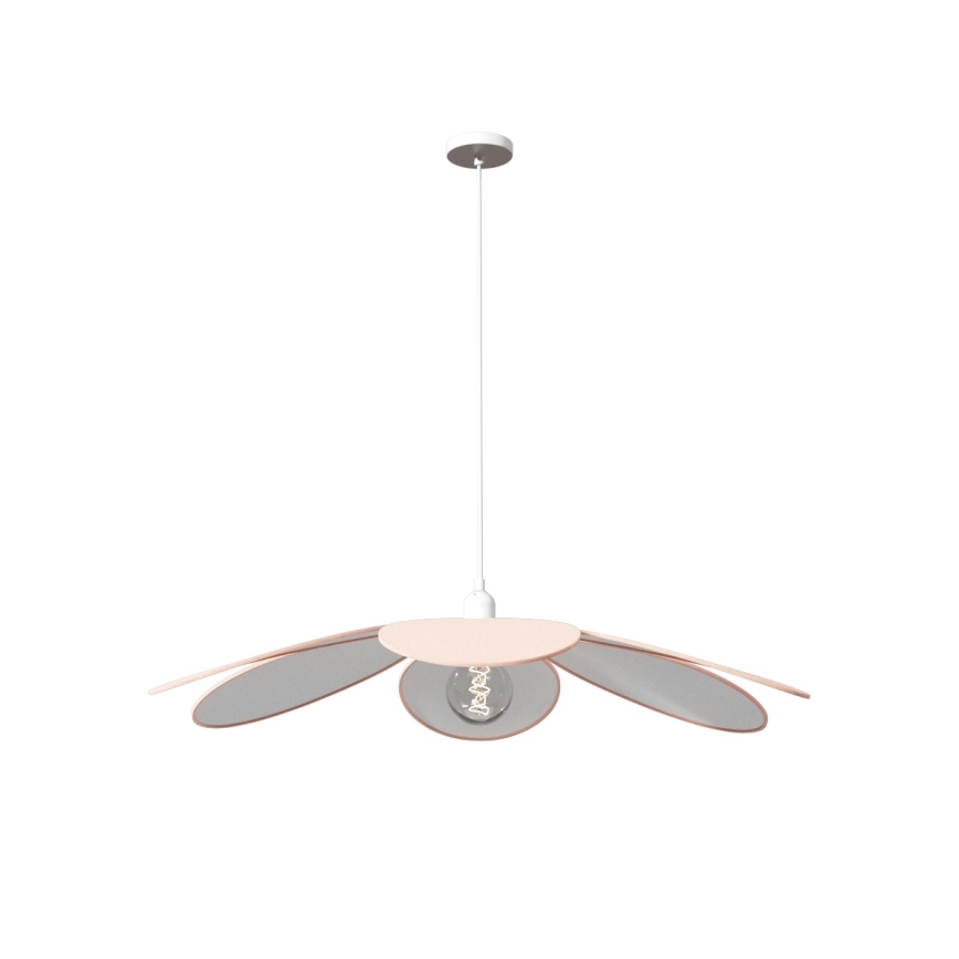 Atmosphera - Dětský lustr na lanku PETAL 1xE27/40W/230V pr. 64 cm růžová