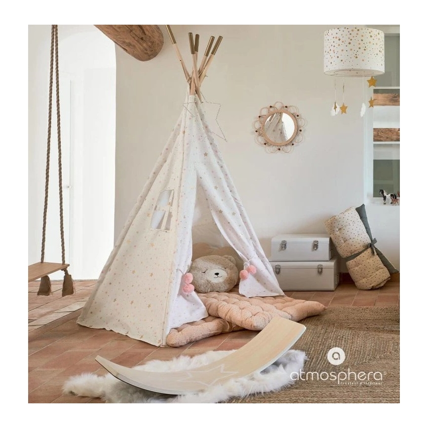 Atmosphera - Dětský lustr na lanku STARS 1xE27/40W/230V