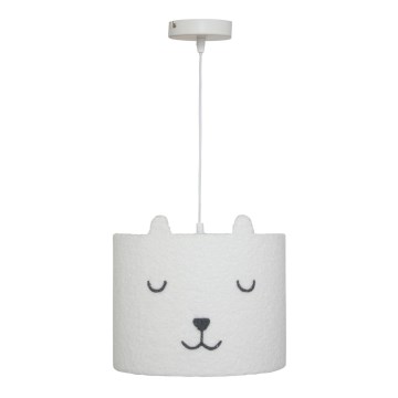 Atmosphera - Dětský lustr na lanku TOXEY 1xE27/25W/230V medvídek