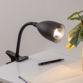 Atmosphera - Lampa s klipem SILY 1xE14/7W/230V černá
