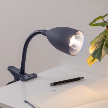 Atmosphera - Lampa s klipem SILY 1xE14/7W/230V modrá