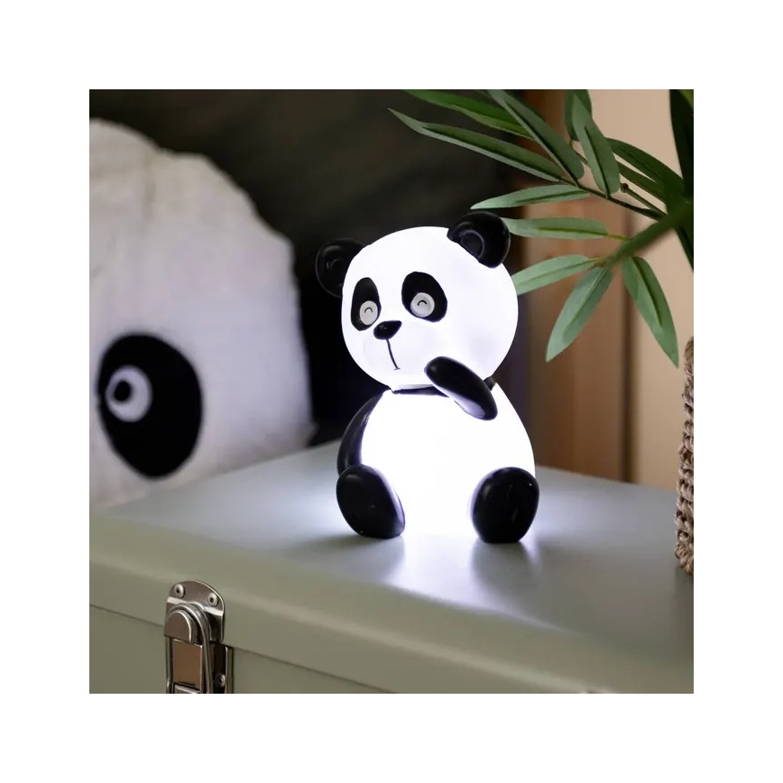 Atmosphera - LED Dětské noční světlo PANDA LED/3xLR44