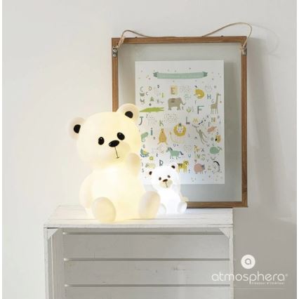 Atmosphera - LED Dětské noční světlo TEDDY LED/3xAA bílá