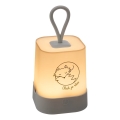 Atmosphera - LED Dotykové dětské nabíjecí noční světlo RABBIT LED/3,7V 1200 mAh šedá