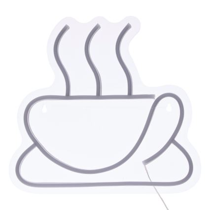 Atmosphera - LED Neonová nástěnná dekorace CAFÉ LED/5V