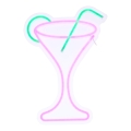 Atmosphera - LED Neonová nástěnná dekorace COCTAIL LED/5V