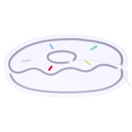 Atmosphera - LED Neonová nástěnná dekorace DONUT LED/5V