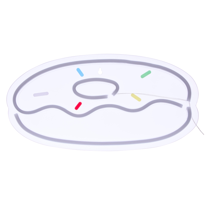 Atmosphera - LED Neonová nástěnná dekorace DONUT LED/5V