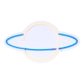 Atmosphera - LED Neonová nástěnná dekorace PLANET LED/5V
