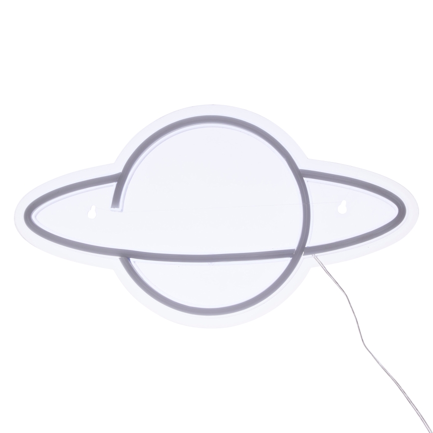 Atmosphera - LED Neonová nástěnná dekorace PLANET LED/5V