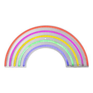 Atmosphera - LED Neonová nástěnná dekorace RAINBOW LED/5V