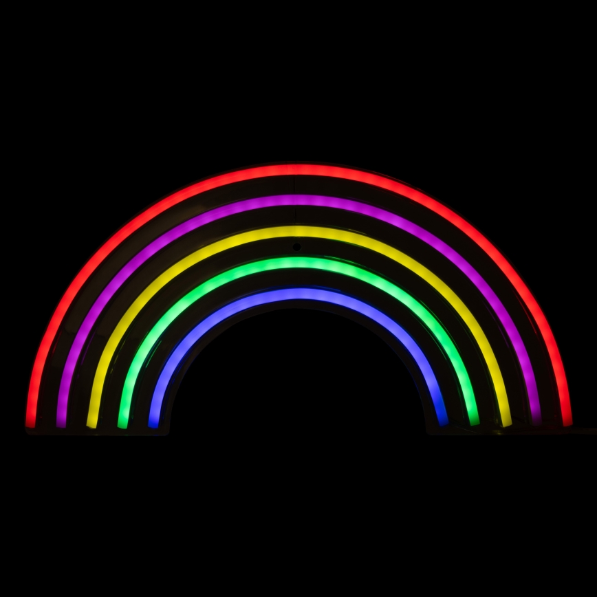 Atmosphera - LED Neonová nástěnná dekorace RAINBOW LED/5V