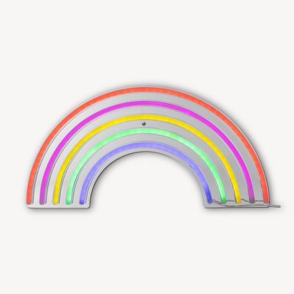 Atmosphera - LED Neonová nástěnná dekorace RAINBOW LED/5V