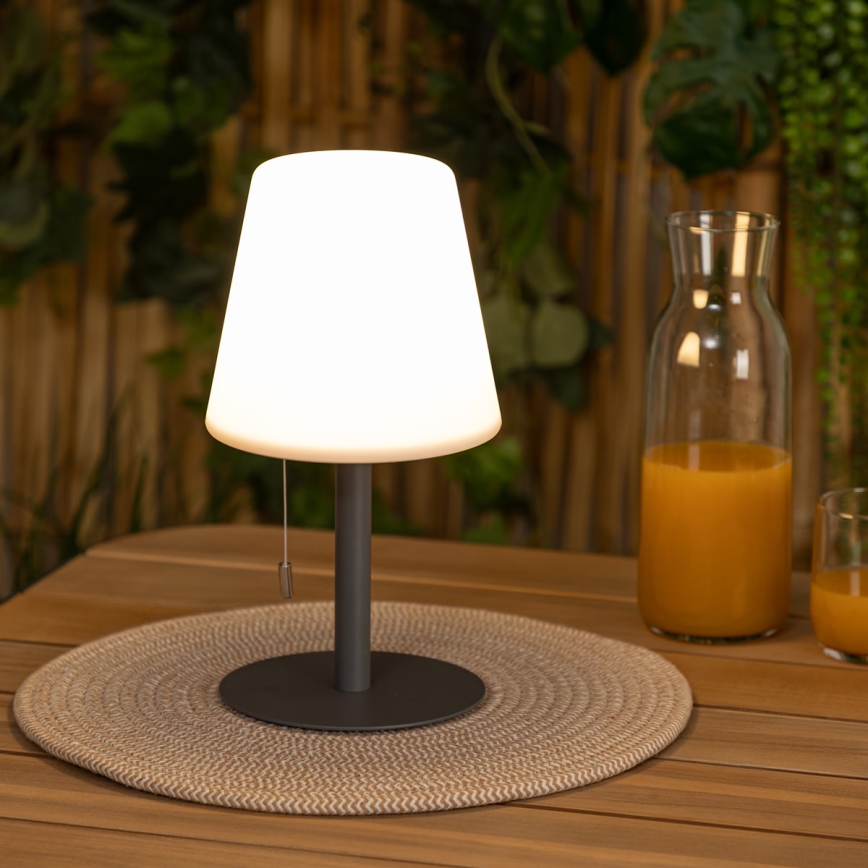 Atmosphera - LED RGBW Nabíjecí venkovní stolní lampa ZACK LED/3,7V 1200 mAh IP44 černá