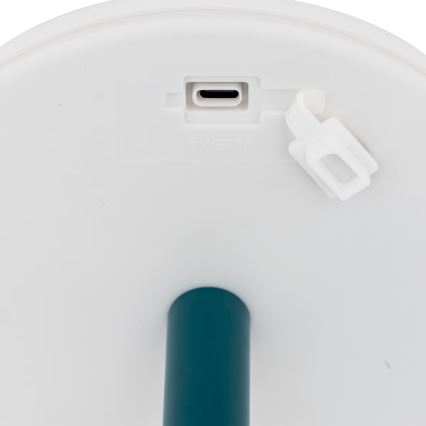 Atmosphera - LED RGBW Nabíjecí venkovní stolní lampa ZACK LED/3,7V 1200 mAh IP44 tyrkysová