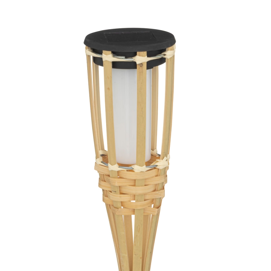 Atmosphera - LED Solární lampa MACEO LED/1,2V 300 mAh IP44 bambus