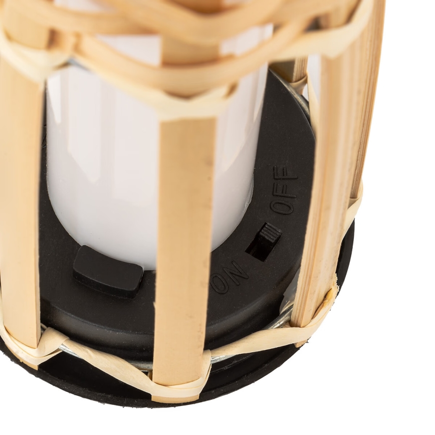 Atmosphera - LED Solární lampa MACEO LED/1,2V 300 mAh IP44 bambus