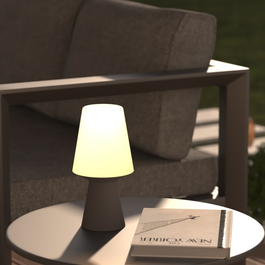 Atmosphera - LED Stmívatelná venkovní dotyková stolní lampa WIZA LED/5V 23 cm IP44