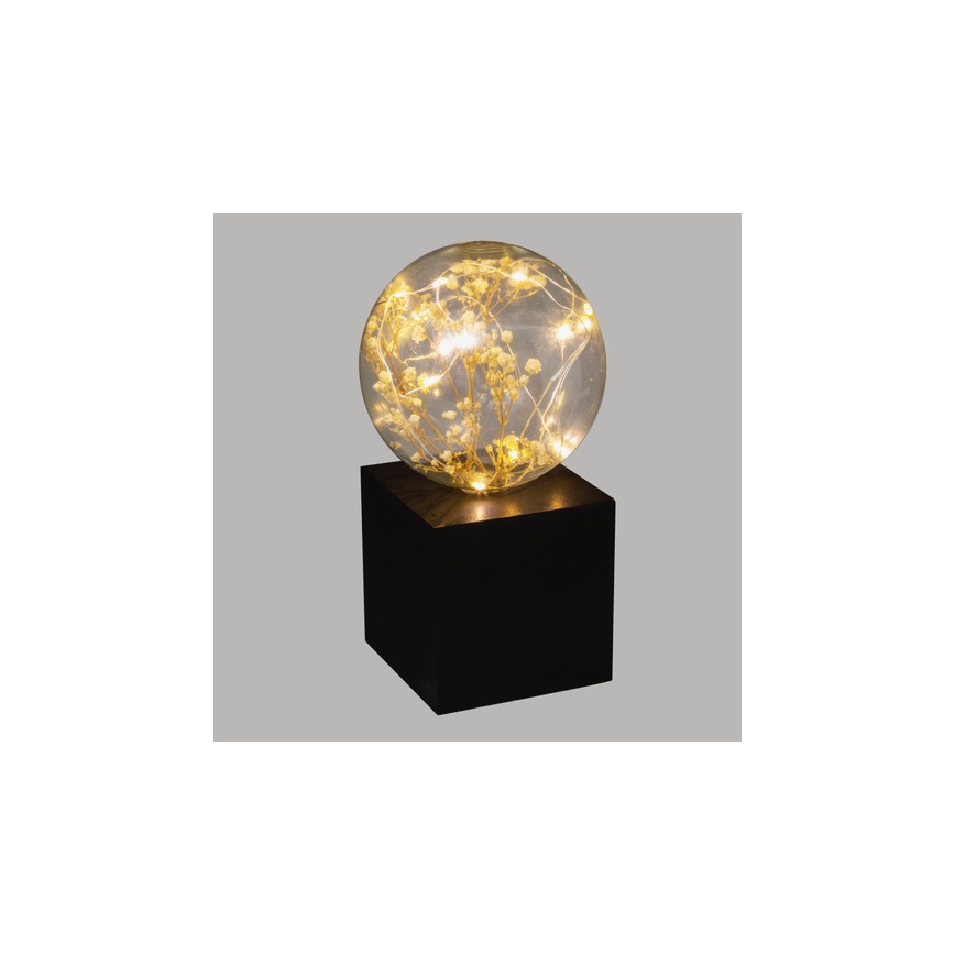 Atmosphera - LED Stolní lampa MICRO LED/2xAAA antracit